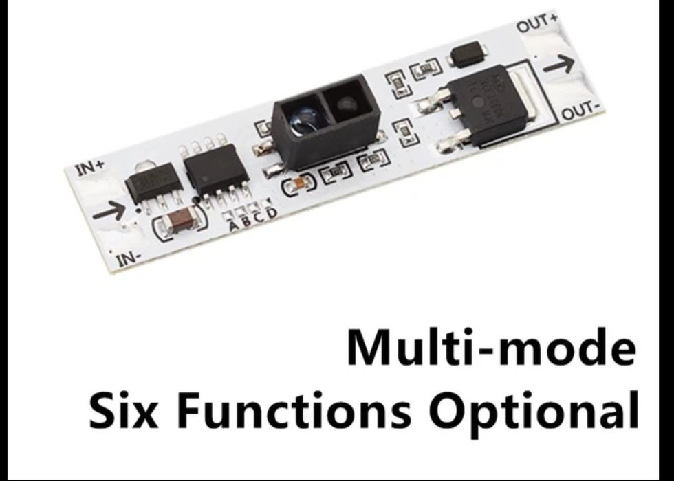 Сенсорный выключатель 220v 12v кнопка с подсветкой