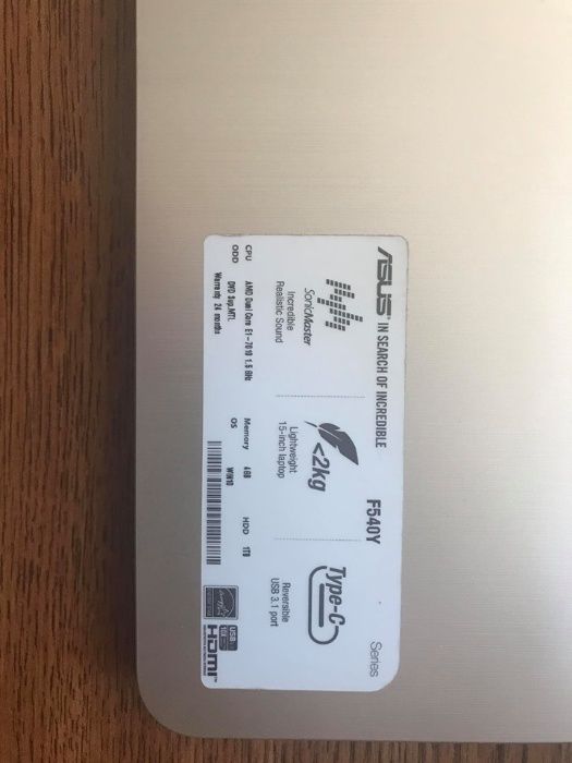 Laptop ASUS polecam