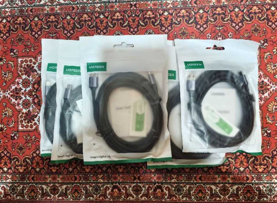 Зарядний Кабель Подовжувач UGREEN USB-A to TYPE-C 3A  QC3.0 3метри.