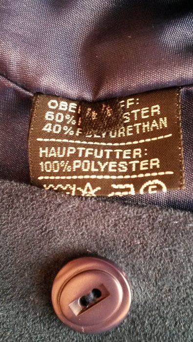 Granatowa roz XL kurtka wiosenno-jesienna żakiet