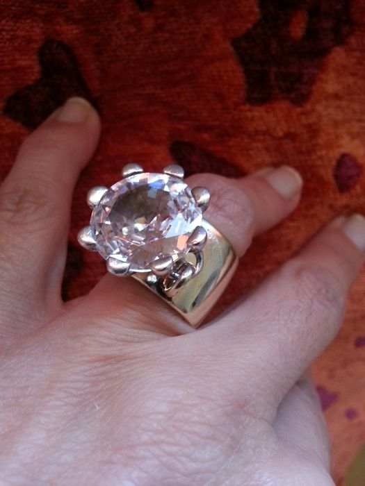 Conjunto em prata dourada Anel/brincos/colar (Eugénio Campos)