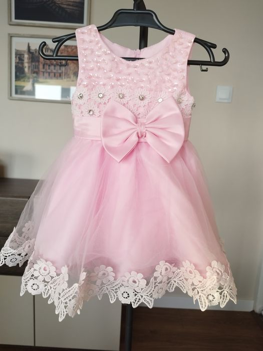 Sukienka i płaszczyk rozm 74/80