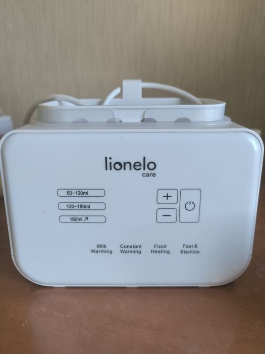 Підігрівач-стерелізатор пляшечок Lionelo Thermup Double White
