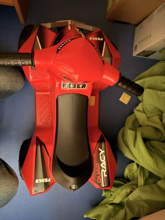 Moto Elétrica Infantil Feber Quad Racy — 6V — Excelente Estado