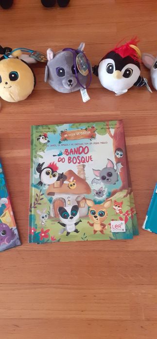 Mini Peluches pingo doce+ livros colecção pingo doce