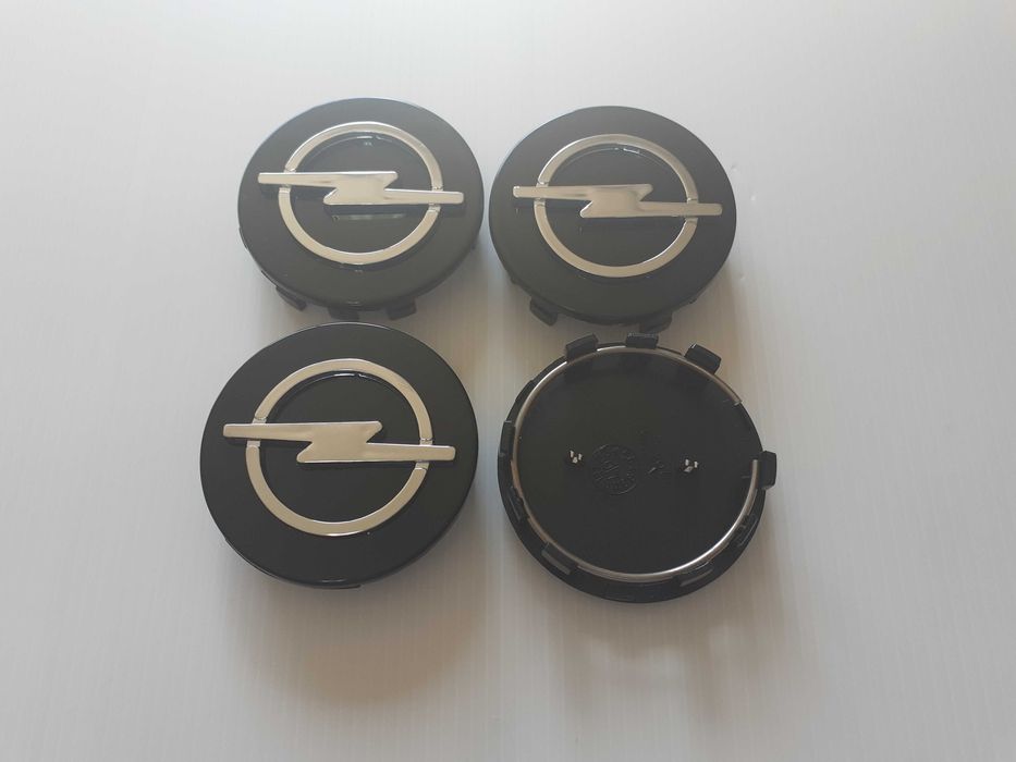 Centros/tampas de jante completos Opel com 56, 59, 60, 64 e 68 mm