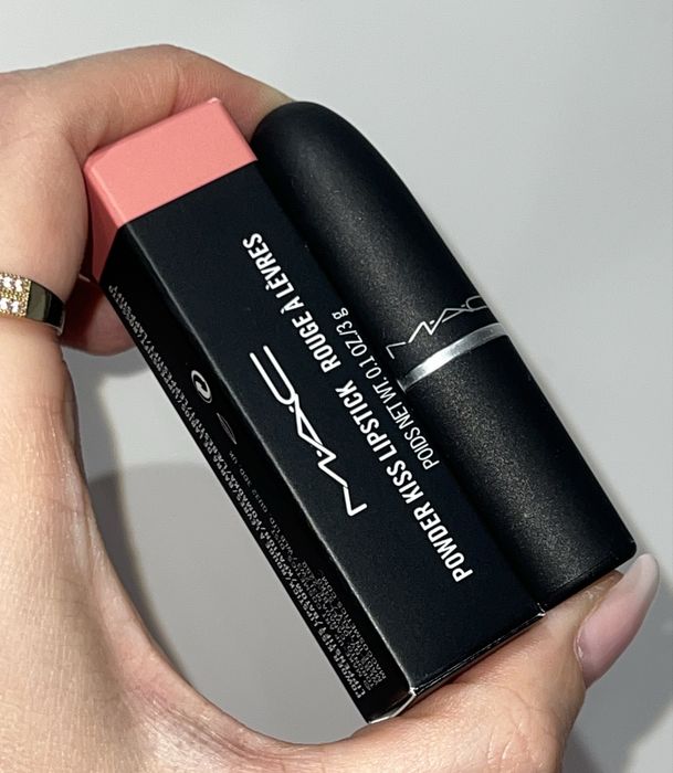 Mac Scattered Petals powder kiss lipstick