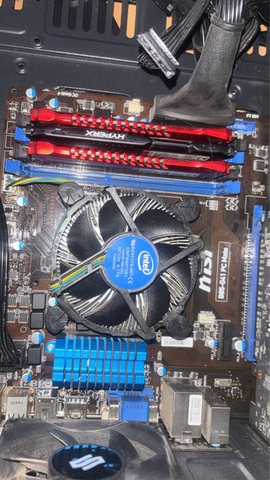 Msi b85-g41 + i5 4460 + rx 580 + 24gb ddr3 hyperx