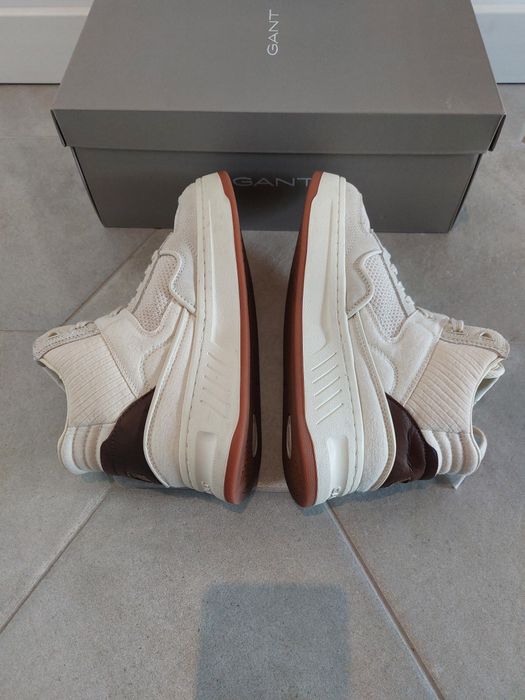 Buty Gant jak nowe 37 sneakersy trampki tenisówki wysokie beżowe