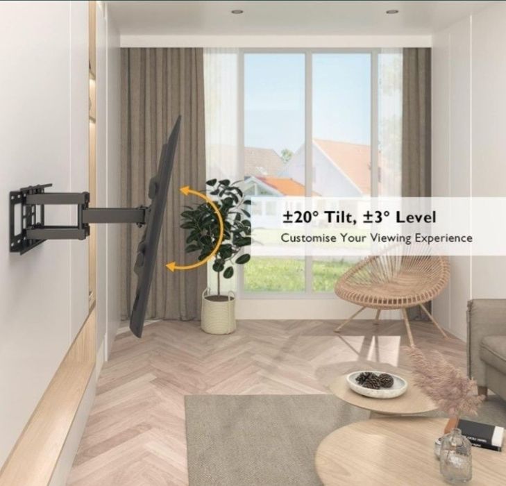 Uchwyt ścienny do telewizora regulacja pion/poziom, 32-80 cali BONTEC