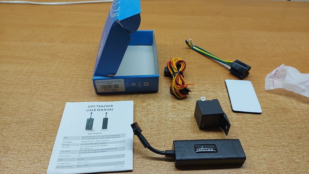 GPS трекер TK-STAR TK-806 — Надійний захист авто, мото, електросамокат