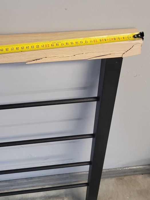 Balustrada loft stal + dębowa poręcz | 271 cm | stan bardzo dobry