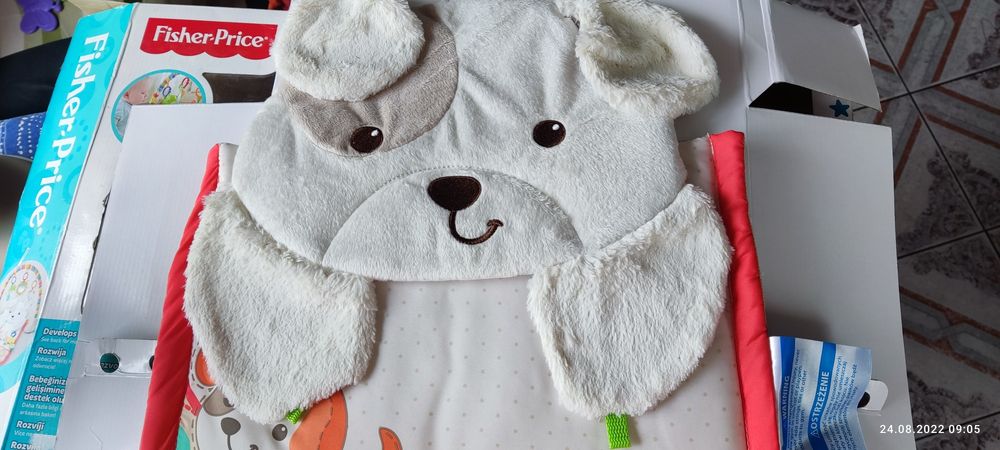 Fischer Price nowa mata piesek snuga