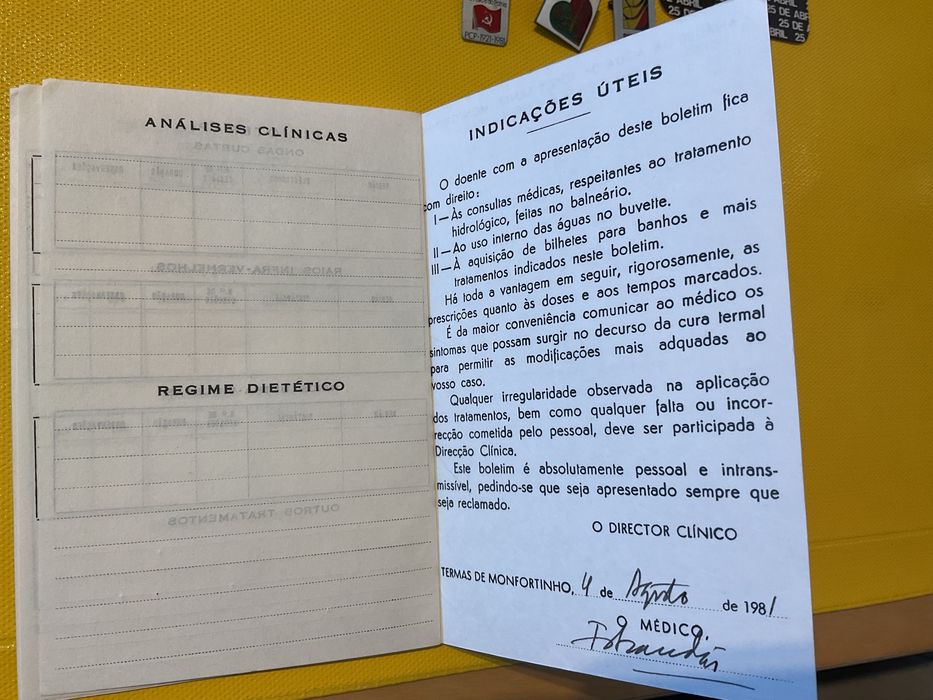 Boletim de admissao Termas de Monfortinho