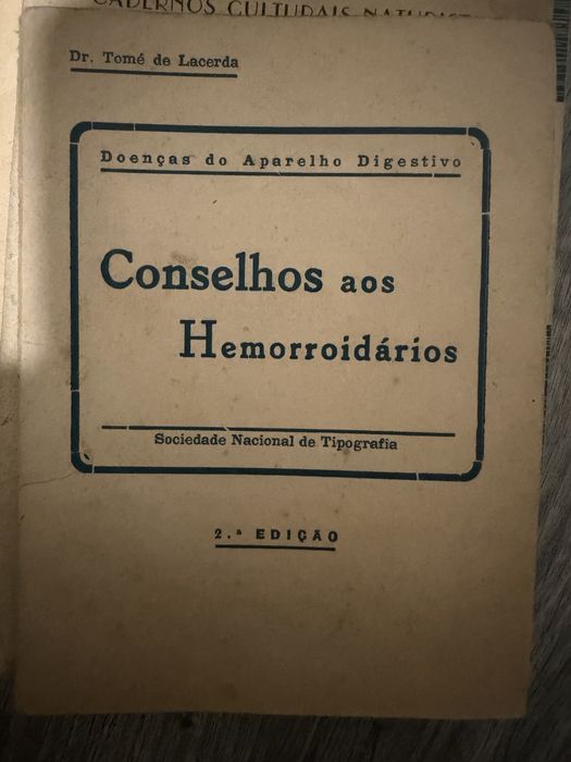 Livros amtigos medicona nAtural