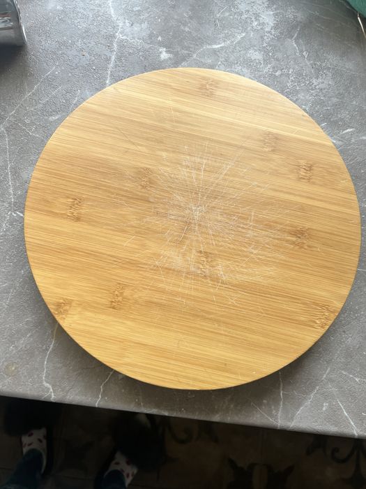 Подставка Wilmax бамбук под блюдо вращается