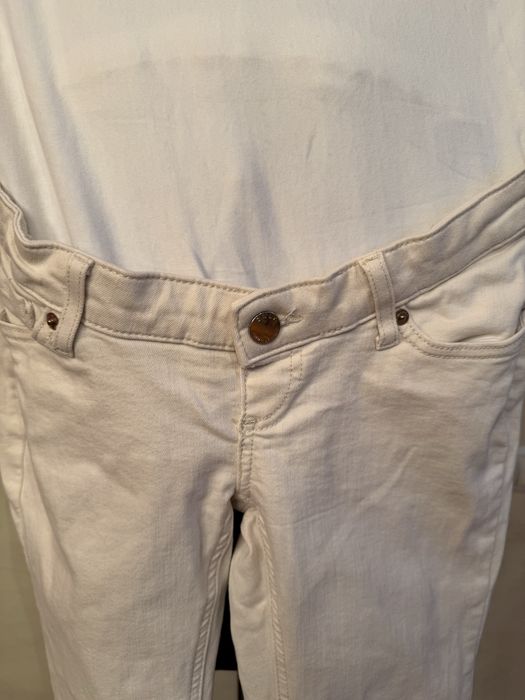 Фірмові, білі джинси для вагітних H&M