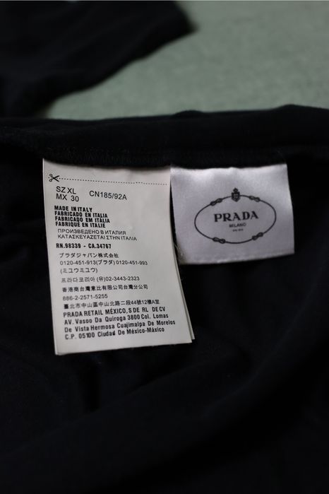 Prada Milano Logo Crest T-Shirt