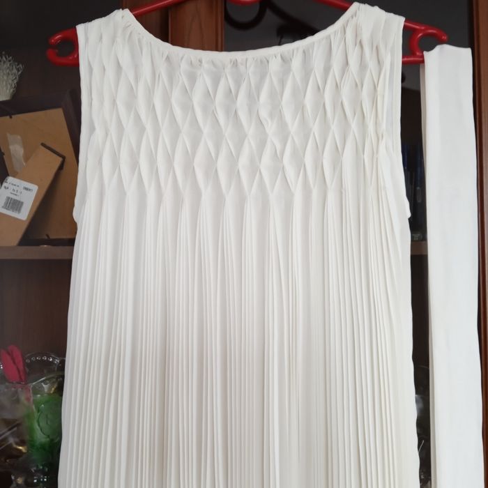 Elegancka plisowana sukienka r M na podszewce