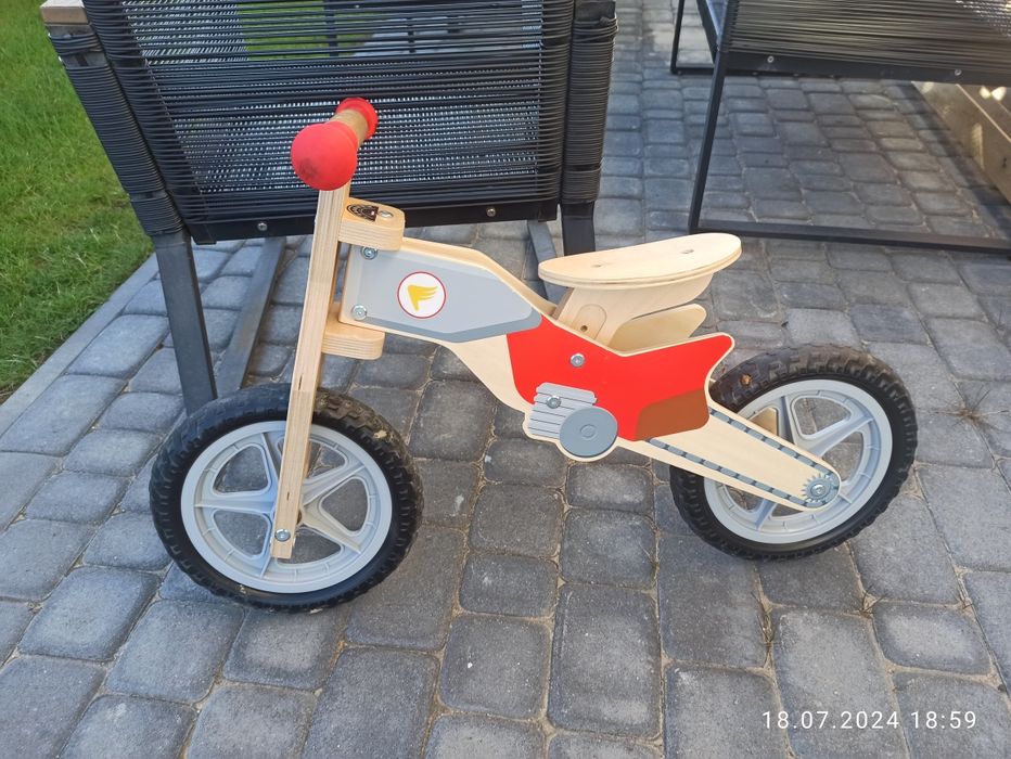 Rowerek biegowy drewniany Lidl