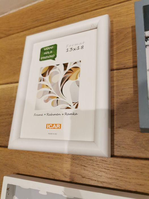 4 szt drewnianych ramek na zdj