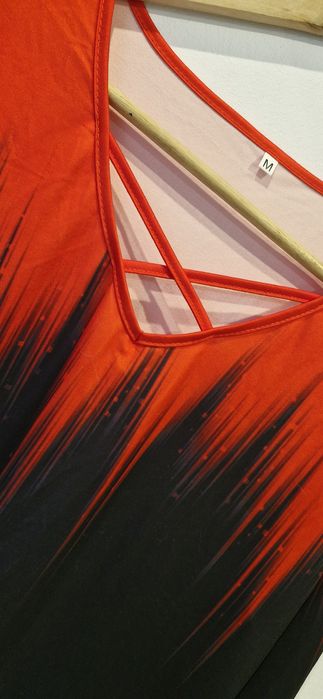 Bluzka czerwona  damska M