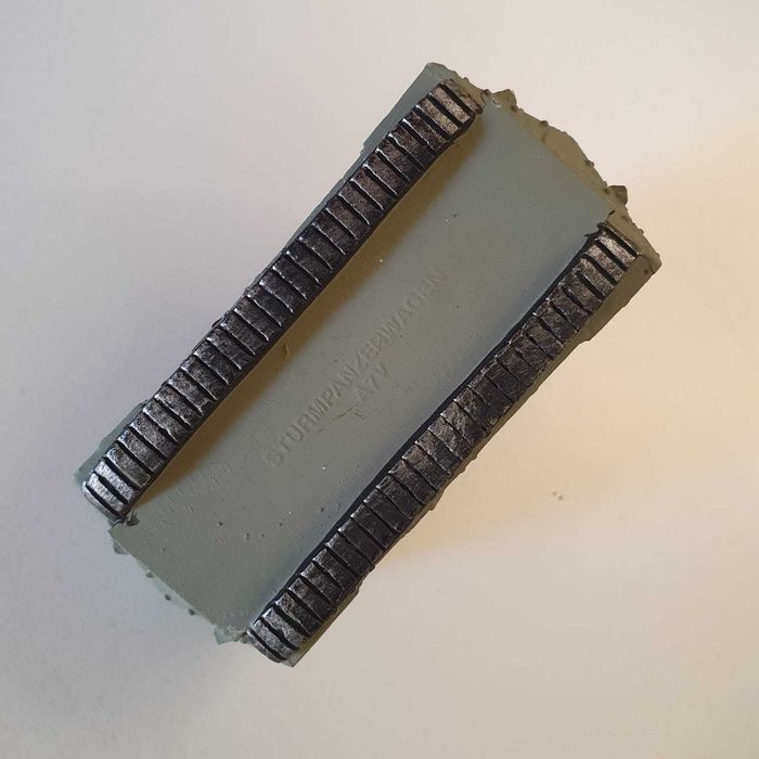 Miniatura de Carro blindado de assalto A7V, Primeira Guerra Mundial.