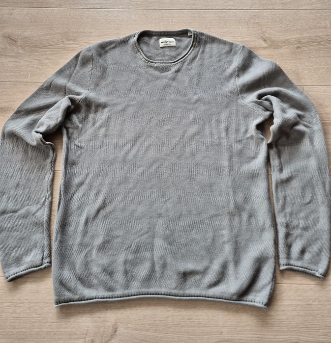 Sweter męski MONTEGO roz L szary peek&cloppenburg jak NOWY