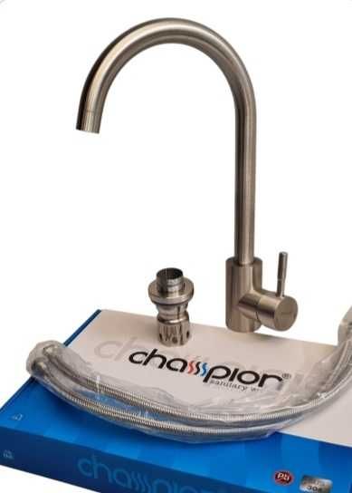 СУПЕР НЕРЖАВЕЙКА Смеситель/змішувач/кран для кухни с гибкими шлангами