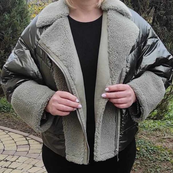 Куртка, р. 42, демісезонна балонова