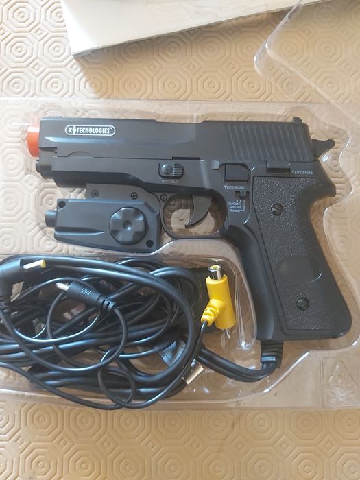 Pistola PS2 ou PS1 Virtual Gun Tec 907