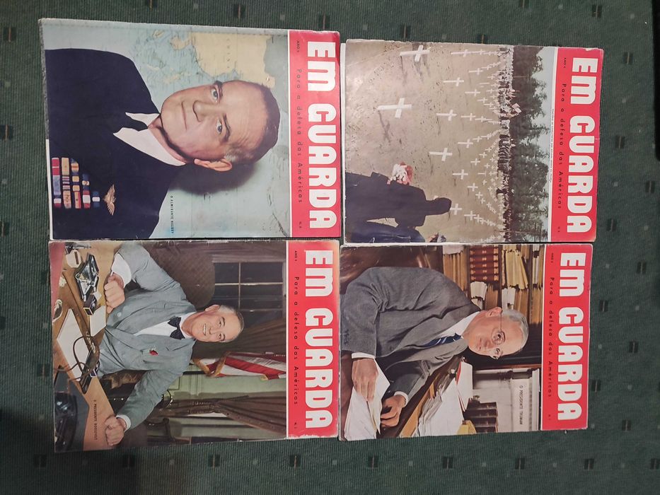 Lote 14 revistas de propaganda aliada da 2ª Guerra Mundial