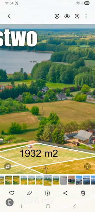 Sprzedam dzialke budowlana zWZ. 1932m2.