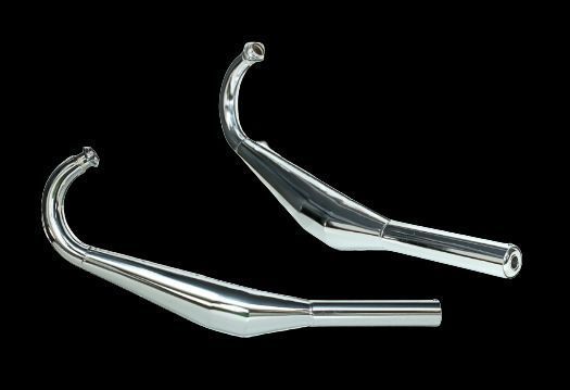 escape m90 cromado para motorizadas sachs