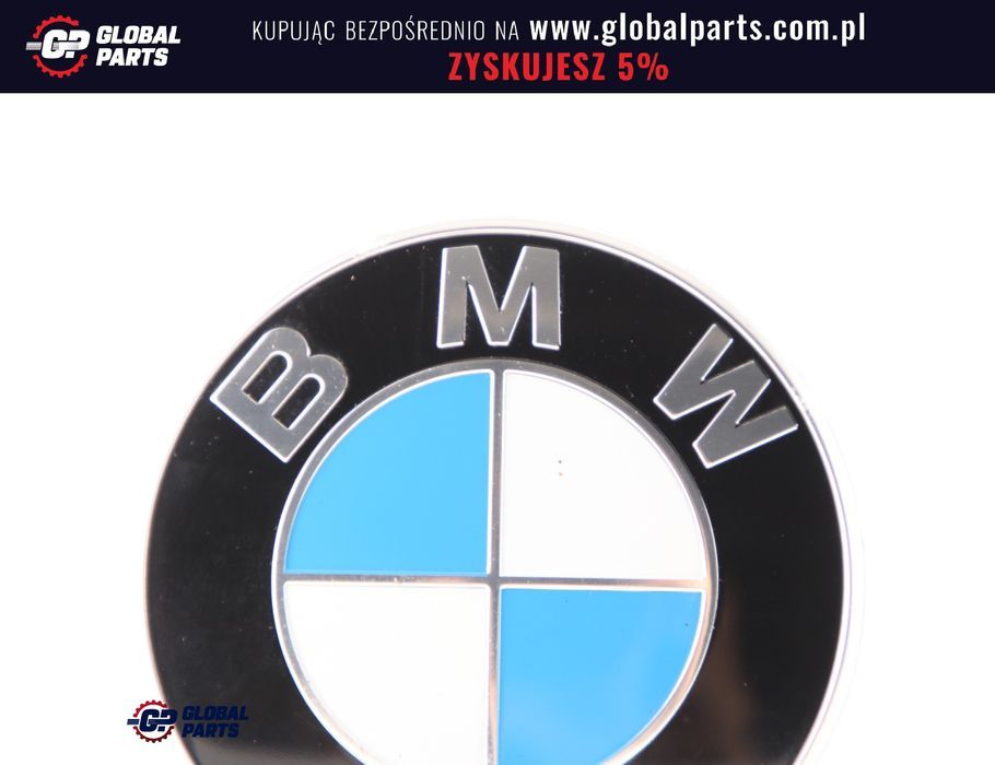 BMW E46 E90 F31 F33 F80 Emblemat Znaczek Klapy Bagażnika Tył 74MM