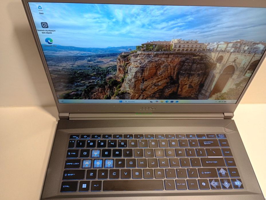 Laptop Gamingowy MSI Thin15  i7 12th / rtx3050  16GB RAM  Komis Madej sc.