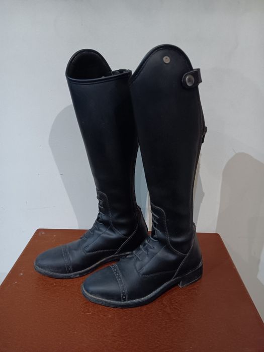 Botas de equitação pele 35