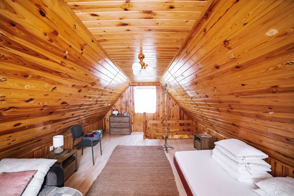 Domek letniskowy nad jeziorem z pomostem (20 km od Giżycka)