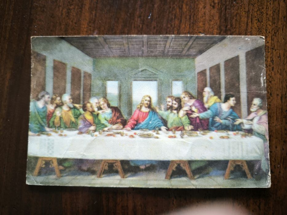 1934 Postcard: The Last Supper