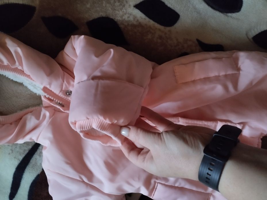 Зимовий комбінезон дівчачий розмір 68 74