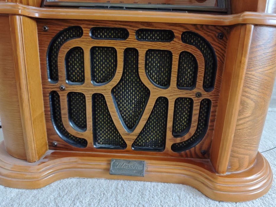 Stare radio retro sprawne plus odtwarzanie kaset