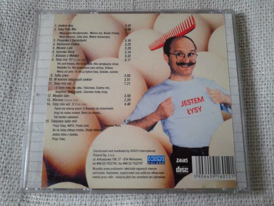Stan Tutaj – Jestem Łys  CD