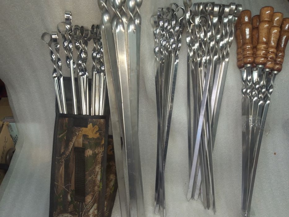 Большой выбор шампуров на любой вкус от 2мм. Также есть Чехлы.