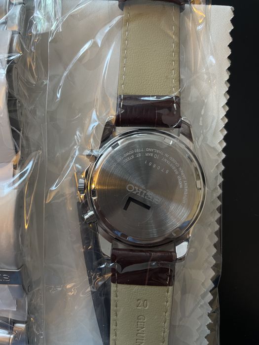 Seiko SND367P1-DB nowy chronograf + bransoleta w zestawie