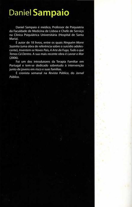 Livro 'Conversas com João Adelino Faria de Daniel Sampaio '