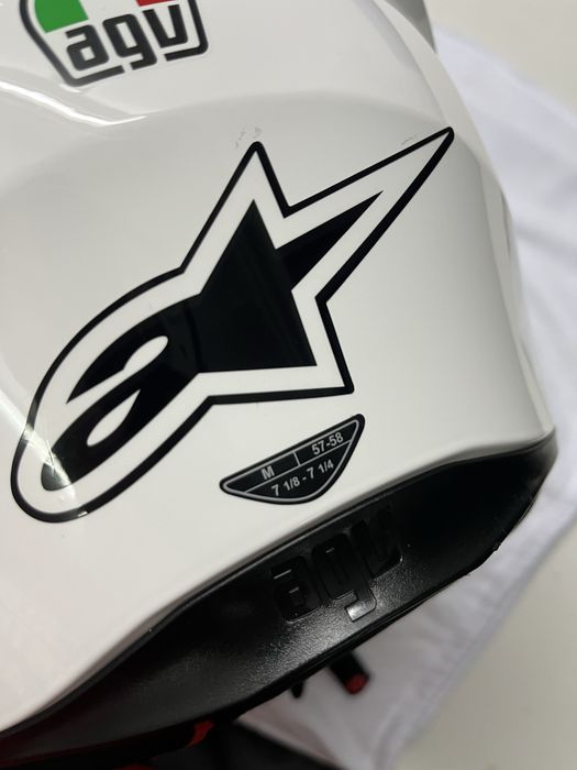 AGV - Capacete K1 S Branco [tamanho M]