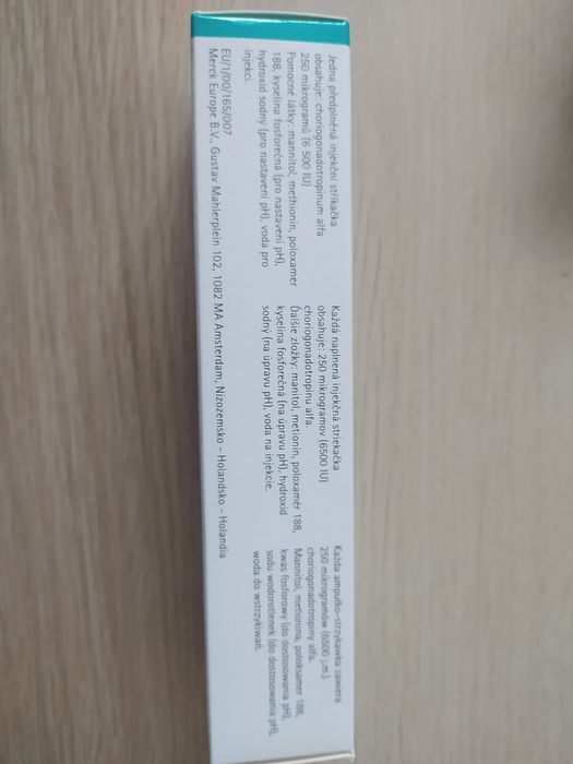 Zastrzyk owulacyjny Ovitrelle