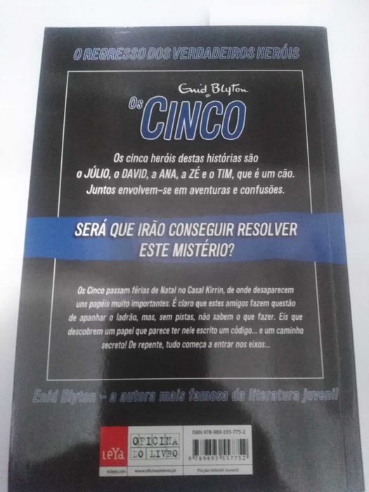 Livro Os Cinco - Nova aventura dos Cinco + Os sete e a Marca Vermelha.
