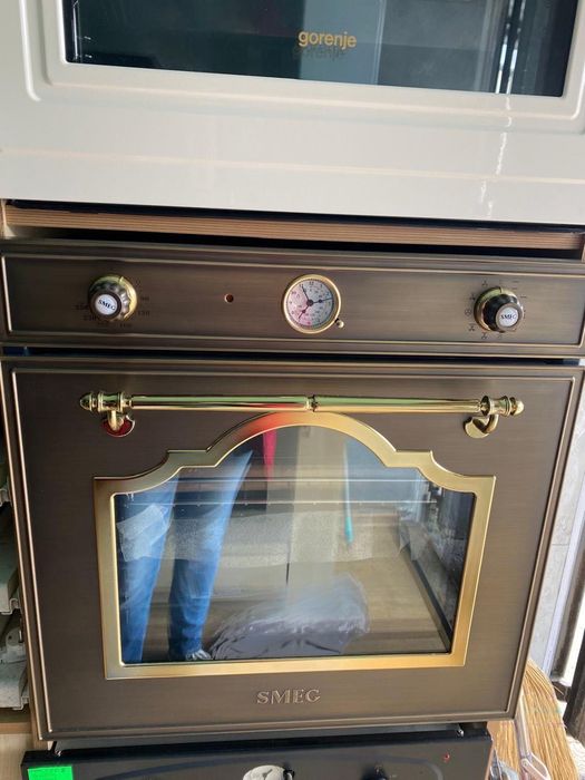 Smeg газова варильна поверхня + електрична духова шафа (духовка) | Новий комплект