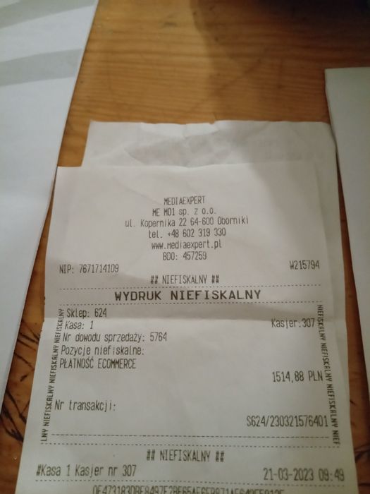 Lodówka nowa za 1300